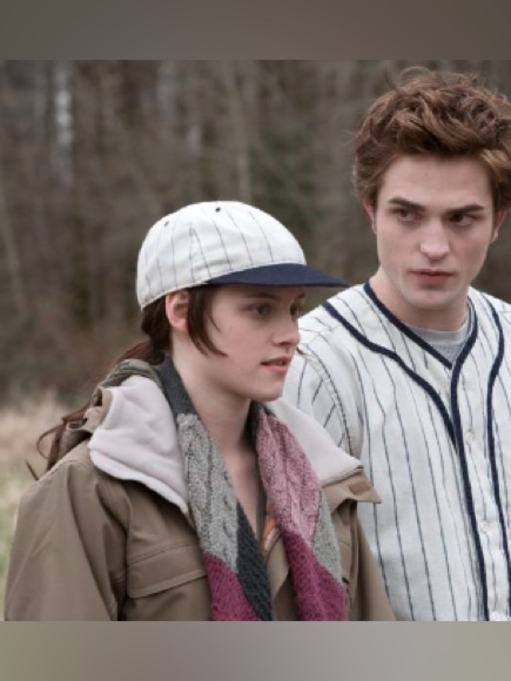Twilight Bella Swan Patagonia Rubicon Jacket Baseball Scene Brown Size Medium - Picture 15 of 15